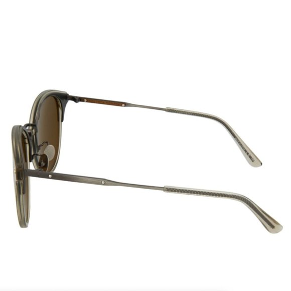Bottega Veneta Unisex Havana Round Sunglasses!